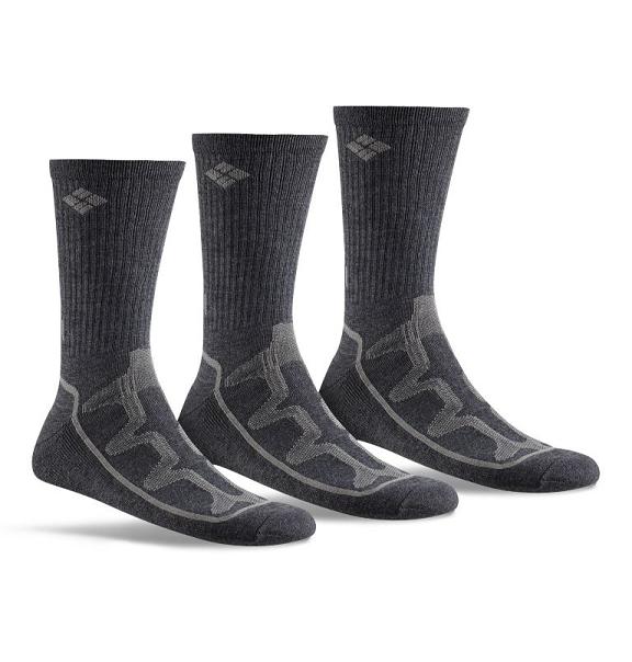 Columbia Poly Socks Grey For Men's NZ21876 New Zealand